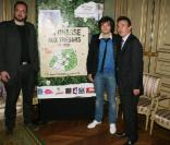 Matthieu Chedid à la conférence de presse de la 4e Chasse aux Trésors de Paris dont il est le parrain cette année. Le 26 juin 2009