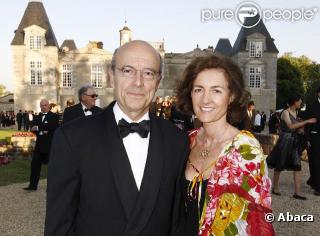 Alain Juppé et sa femme Isabelle à la Fête de la Fleur (Gironde, le 25 juin 2009)