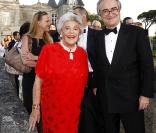 Philippine de Rothschild et son mari Jean-Pierre à la Fête de la Fleur (Gironde, le 25 juin 2009)