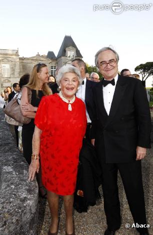 Philippine de Rothschild et son mari Jean-Pierre à la Fête de la Fleur (Gironde, le 25 juin 2009)