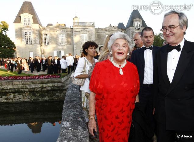 Philippine de Rothschild et son mari Jean-Pierre à la Fête de la Fleur (Gironde, le 25 juin 2009)