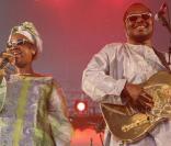 Toujours souriant, le duo malien Amadou et Mariam a ravi les spectateurs à Solidays