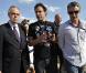 Antoine de Caunes et Frédéric Mitterand font le tour du propriétaire aux Solidays 