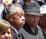 Joe Jackson et le révérend Al Sharpton donnent une conférence de presse 