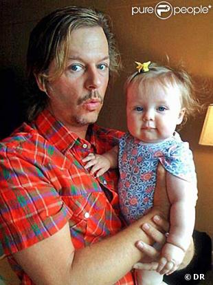 David Spade et sa fille Haper 