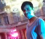 Ariel Wizman dans les jardins du ministère de la Culture hier soir
