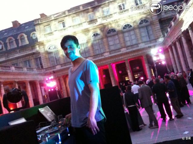 Ariel Wizman dans les jardins du ministère de la Culture hier soir