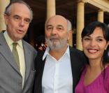 Frédéric Mitterand, Gérard Jugnot, Saida Jawad à la soirée organisée par le ministère de la Culture hier soir