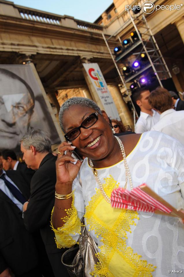 Firmine Richard à la soirée organisée par le ministère de la Culture hier soir