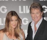 David Hasselhoff et Lisa Snowdon au Living TV summer 2009 à Londres le 1er juillet.