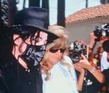 Debbie Rowe et Michael Jackson en 1996 