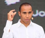 Lewis Hamilton lors de la campagne des kilomètres sans alcool contre l'alcool au volant le 2 juillet 2009 à Madrid