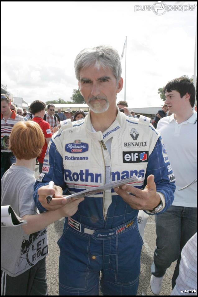 Damon Hill, à l'occasion du Goowood Festival of Speed, à Chichester, le 5 juillet 2009 !