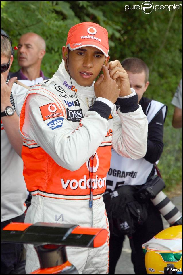 Lewis Hamilton, à l'occasion du Goowood Festival of Speed, à Chichester, le 5 juillet 2009 !