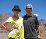 Hélène de Fougerolles et Raymond Domenech à Las Vegas, 9 juillet 2009