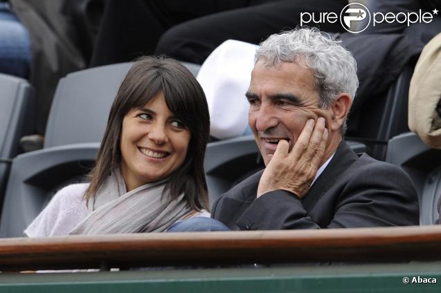 Raymond Domenech et sa compagne Estelle Denis