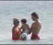 Halle Berry, son compagnon Gabriel Aubry et leur petite Nahla, en vacances à Miami Beach !