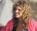 AnnaLynne McCord sur le tournage de Beverly Hills 90210