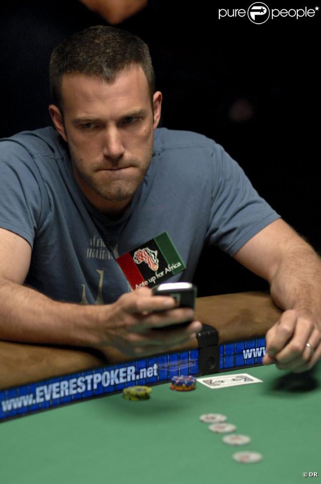 Ben Affleck lors du tournoi de charité Ante Up for Africa à Las Vegas