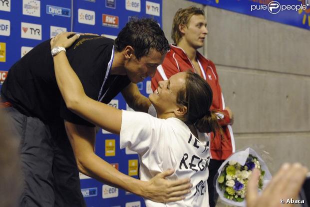 Laure Manaudou et Frédérick Bousquet... une histoire d'amour belle et équilibrée pour les deux champions !