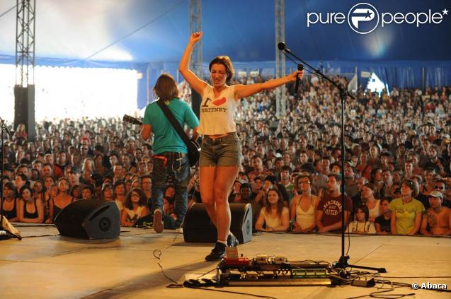 Anaïs au Paléo 2009