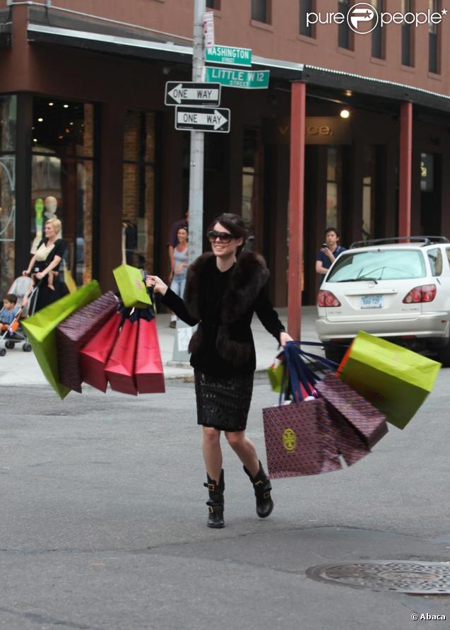 Coco Rocha en plein shooting à New York