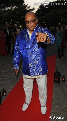 Quincy Jones au gala Concordia, à Marbella, le 25 juillet 2009.