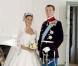 Une longue traîne royale pour illustrer son passage à la vie de princesse. Marie Cavallier a choisi une ravissante robe italienne Arasa Morelli pour devenir la Princesse Marie de Danemark ! 