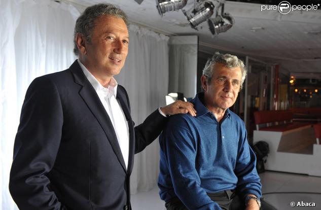 Michel Drucker et Michel Boujenah à la conférence de presse du 25e festival de Ramatuelle
