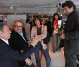 Patrick Bruel, ici avec Michel Drucker, à la conférence de presse du 25e festival de Ramatuelle