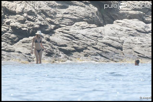 Nicolas et Carla Bruni-Sarkozy en vacances au Cap-Nègre, le 1er août 2009