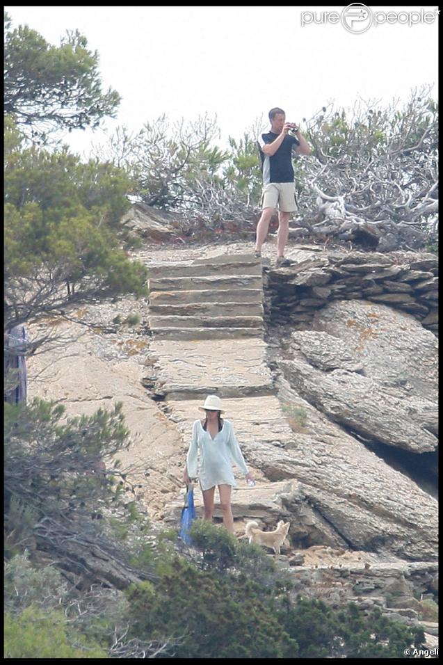 Nicolas et Carla Bruni-Sarkozy en vacances au Cap-Nègre, le 2 août 2009