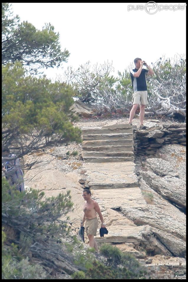 Nicolas et Carla Bruni-Sarkozy en vacances au Cap-Nègre, le 2 août 2009