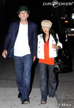 Nicolas Cage et sa femme à New York