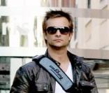 David Hallyday rend visite à Johnny Hallyday à l'hôpital américain. Août 2009