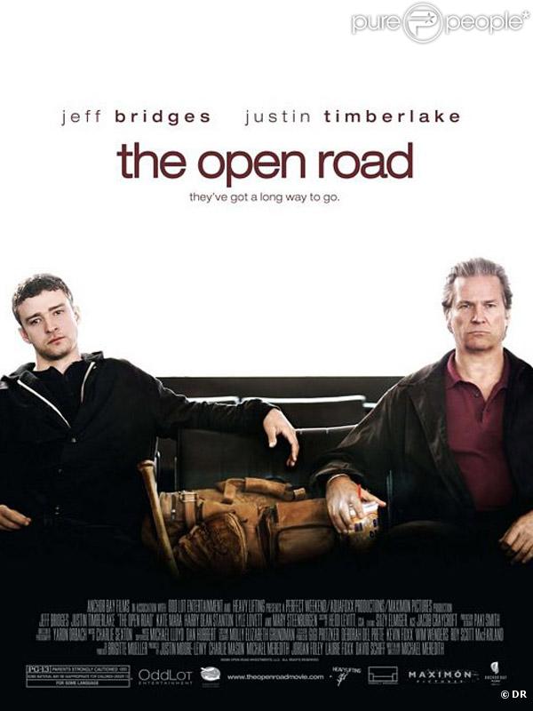 L'affiche de The Open Road avec Justin Timberlake et Jeff Bridges 