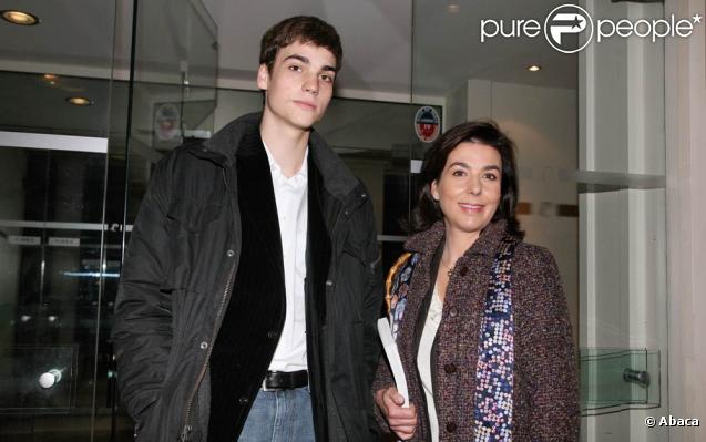 Valentin Montand (Livi), aux côtés de sa maman, Carole Amiel... 