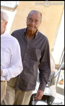 Jacques Chirac à Saint-Tropez
