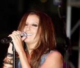 Ashley Tisdale en concert à Glendale, en Californie, le 12 août 2009.