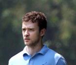 Justin Timberlake lors d'une après-midi golf.