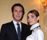 Emmanuel Philibert de Savoie et sa femme Clotilde Courau