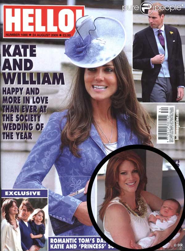 Angie Everhart en couverture du magazine Hello