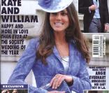 Angie Everhart en couverture du magazine Hello