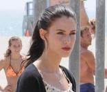 Jessica Lowndes en tournage avec Trevor Donovan