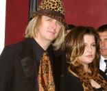 Lisa-Marie Presley et son mari Michael Lockwood 