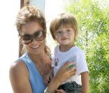 Brooke Burke, Shaya et Heaven Rain s'éclatent dans un parc de Malibu. 25/08/09