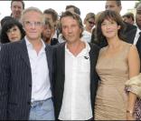 Sophie Marceau, Christophe Lambert et Alain Monne au Festival du Film Francophone d'Angoulême. 27/08/09