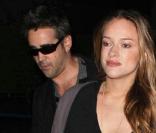Colin Farrell et sa girlfriend Alicja Bachleda-Curus à Los Angeles, août 2009