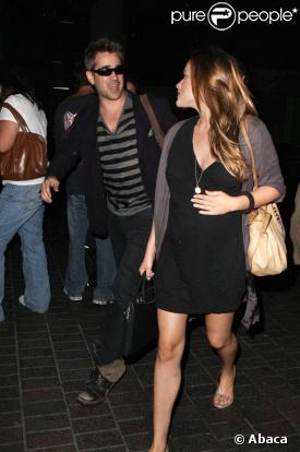 Colin Farrell et sa girlfriend Alicja Bachleda-Curus à Los Angeles, août 2009