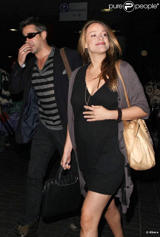 Colin Farrell et sa girlfriend Alicja Bachleda-Curus à Los Angeles, août 2009